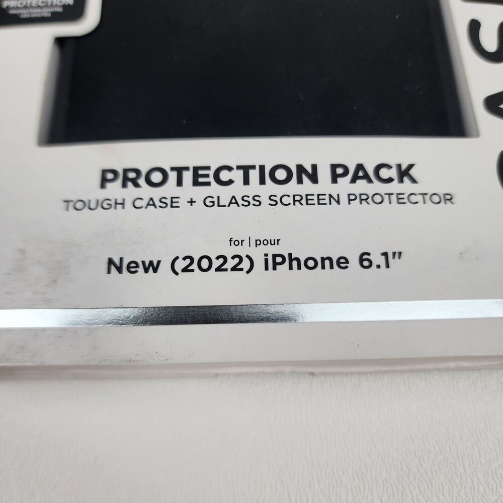 Case-Mate MagSafe iPhone 14 Glass Screen Protector Protection Pack + Case - Picture 3 of 6